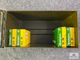 {195} Ammo can containing (2) boxes or .243 WIN and (2) boxes of .30-30 WIN