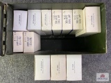 {180} Ammo can containing mixed ammo: .45 Colt, 9mm Luger, .41 Mag, .357 Mag, .380 ACP