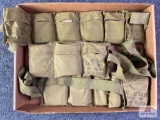 {160} Three bandoleers of .30 Carbine ammunition