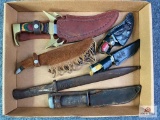 {128} Flat of (6) knives