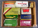 {236} Mixed lot of misc. brass casings: .22-250, .30-30, .357 MAG, .38 SPL, etc.