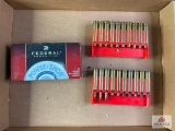 {239} Lot of ammo & casing: .257 WBY MAG (casings & loaded rounds), (1) box of .300 WIN MAG brass