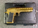 {302} Magnum Research Desert Eagle Golden Tiger .50 AE | SN: DK0033741