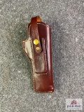 {147} Triple K Style 39SL Suede Lined leather holster (fits SW22 Victory 5 1/2