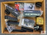 {143} Lot of misc. rail accessories + NcStar Universal Tri-Rail Mount Tactical Laser