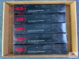 {212} Lot of five AR57 50rd stick magazines