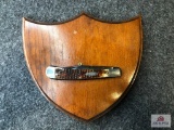 {118} 1981 Case XX CCC (First Year) Knife w/COA & Wall Plaque