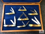{117} 1978 Case Set of 7 Knives (2 Dot Series) #431 of 500