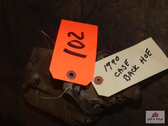 Case back hoe starter