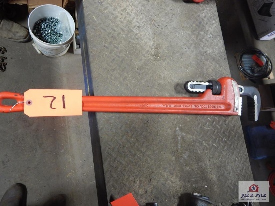 Rigid 36" pipe wrench