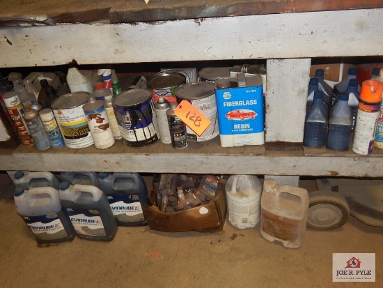 1 Lot of paint, oil & etc.