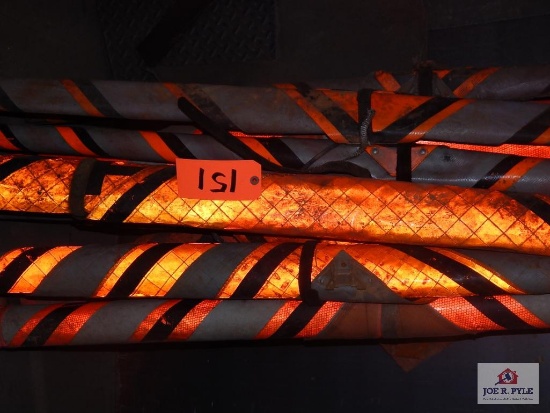 Road work flags