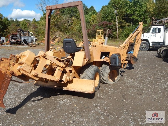 Case DH4 cable plow excavator 4x4 with 807 hours VIN: X1248992X