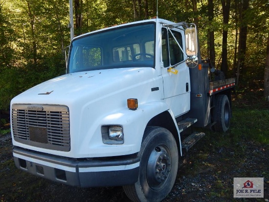 1995 Freightliner F170 w/ 3126 cad engine w/ hydraulic cable roller bed VIN is 1FV6HJBA9SL731188