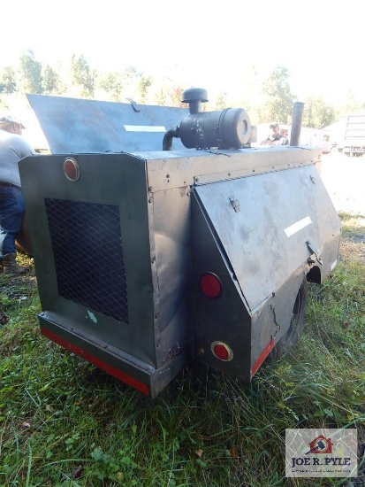 1980 Air compressor w/ John Deere diesel motor JOYC VIN: 165213