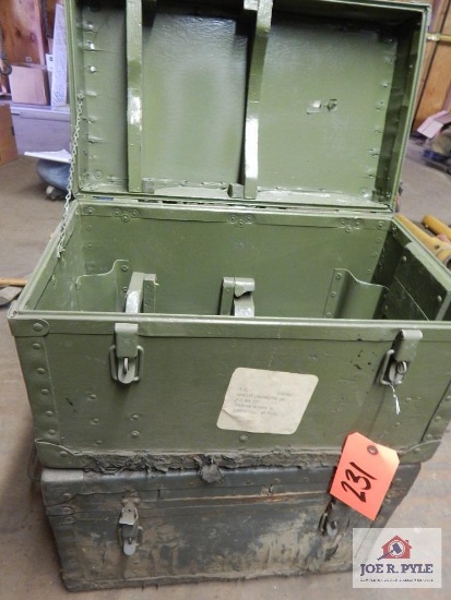2 Shipping crates