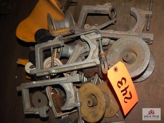 Cable pully parts w/ buckets