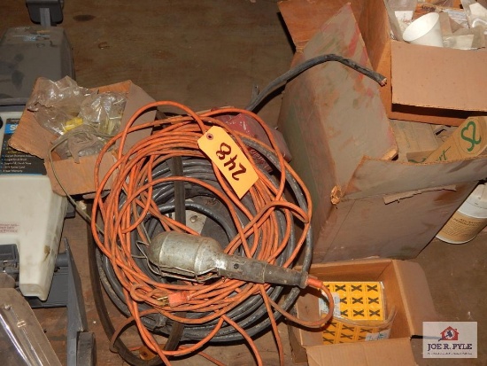 Drop light, extension cords, etc.