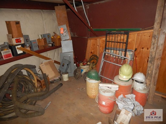 1 Lot of power boxes, hoses, etc.