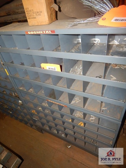2 Bolt bins aluminum letters