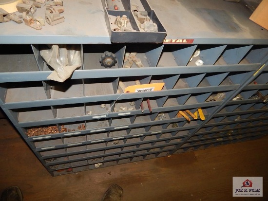 Bolt bin and contents