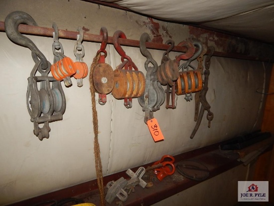 1 Lot of rope blocks