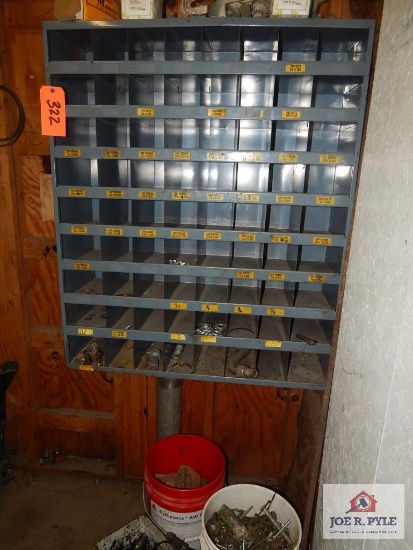 Bolt bin & contents