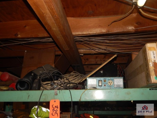 2 War radios, fire extinguisher, brackets, etc.