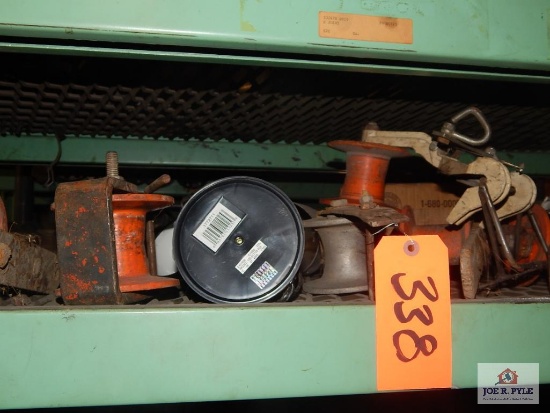 Cable pullies, etc.
