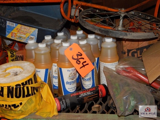 1 Lot of degreaser, caution tape, etc.