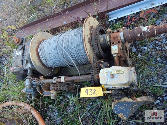 Large chain-driven winches