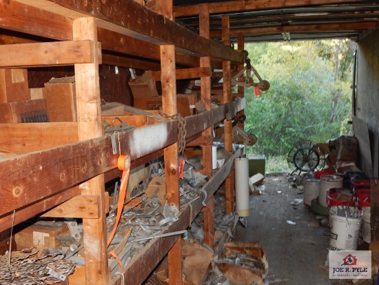 Contents of trailer - nots, bolt brackets, etc.