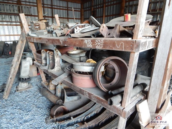 1 Lot of truck springs, brake drums, etc.