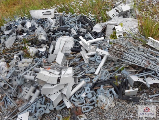 Galvanized pins, bolts, connectors, etc.