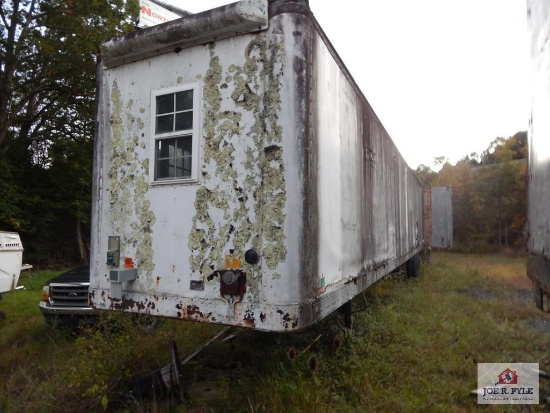 1984 Fruehauf storage trailer VIN 1H2V05024EB014815