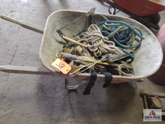 Wheelbarrow & contents
