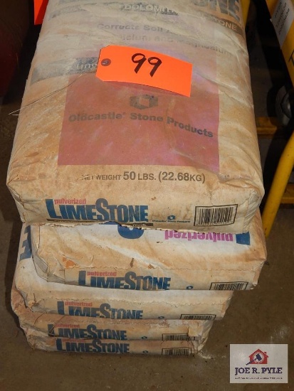 5 Bags pulverized limestone