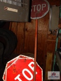 Lot of stop signs
