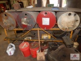Oil drum stand