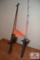 2 Ice fishing rods; one is telescopic and other a 2' Intrigue XL rod w/ small reel attached
