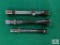 Three rifle scopes: Unertl, Balvar 8, Kohler