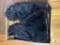 Bear skin gloves. Labeled 
