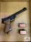 Air pistol and pellets