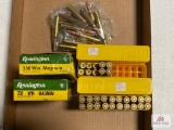 Flat of .338 Win Mag loads and cases