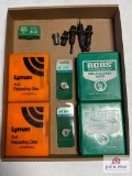Flat of reloading dies + accessories