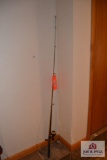Short Zebco Sport Fisher Pro Guide rod w/ Shakespeare 2052 reel