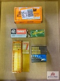 Small lot of .22 caliber ammo: .22 LR, .22 Hornet