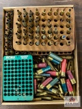 Mixed lot of misc ammo: shotgun rifle, handgun ammo (various calibers)