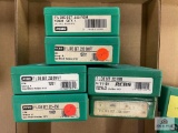 6 RCBS die sets: (3) .220 Swift, .22-250, .223 Rem, .222 Rem