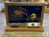 2011 Friends of the NRA knife w/presentation board